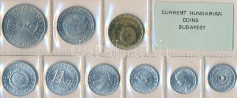 1982. 2f-10Ft 9db klf érmés forgalmi sor fóliatokban T:1