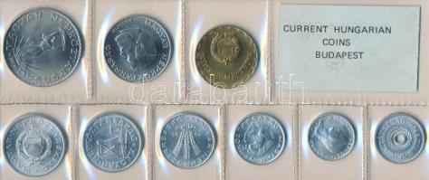 1981. 2f-10Ft 9db klf érmés forgalmi sor fóliatokban T:1