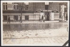 cca 1930 Budapest Caverna vendéglő 9x6 cm