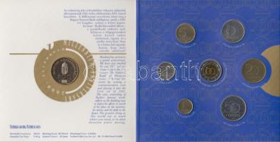 2000. 1Ft-100Ft 7klf db + 200Ft "Millenium", szettben T:BU