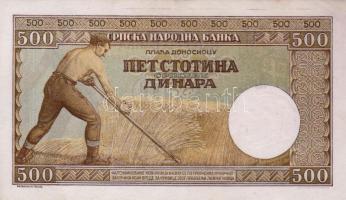 Szerbia/német megszállás II.v.h. 1942. 500D T:I-