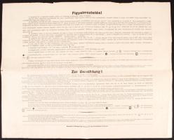 1938 Kaposvár, Alsódunántúli Szarvasmarhatenyésztő Egyesületek Szövetsége által kiállított nagyméret...