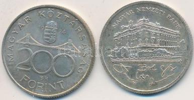 1992-1994. 200Ft Ag (2x) T:2-