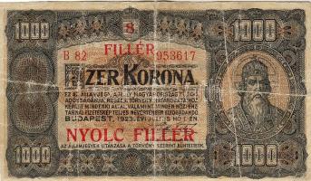 1923. 1000K 8f fny-sal T:III/IV+
