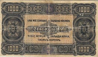 1923. 1000K 8f fny-sal T:III/IV+