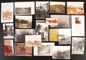 cca 1914-1918 I. világháborús katonai fotók. Részben feliratozott fotók, főleg a szerb hadszíntérről...