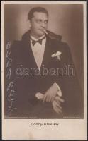 1928 Conny Alexiew színész dedikált képeslapja