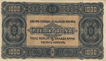 1923. 1000K "Magy.Pénzjegynyomda" T:II
