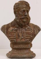 Kossuth Lajos mellszobor, ón, jelzés nélkül, m:10 cm