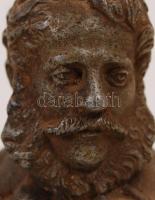 Kossuth Lajos mellszobor, ón, jelzés nélkül, m:10 cm