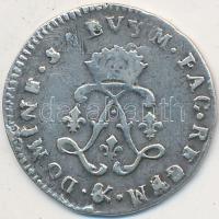 Franciaország 1697& 4s/2D Ag "XIV. Lajos" Aix (1.62g) T:2-
France 1697& 4 Sols / 2...