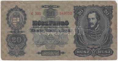 1913. 20K (2x) + 1930. 20P + 1945. 500P orosz "P" betű helyett magyar "N" betű T...
