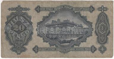 1913. 20K (2x) + 1930. 20P + 1945. 500P orosz "P" betű helyett magyar "N" betű T...