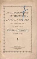 1904 A Budai polgári kör évi jelentése