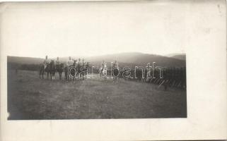 WWI Hungarian hussars, Diósgyőr, photo (EK)