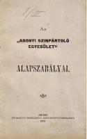 1900 Az abonyi színpártoló egyesület alapszabályai