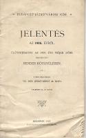 1907 A Budapesti Józsefvárosi kör éves jelentése