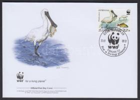 WWF: Spoonbills 3 FDC WWF: Kanalasgémek 3 db FDC