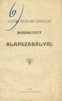 1897 A Győri jótékony nőegylet módosított alapszabályai