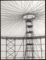 cca 1970-1980 Ismeretlen szerző felvétele egy építkezésről, 24x18 cm