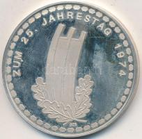 NSZK 1974. "A Berlini Blokád feloldása" Ag emlékérem (23.13g/0.925) T:PP
GFR 1974. "2...