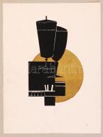 cca 1960 Hormay Tibor grafikus 13 db reklámgrafikai terve az Óra éc Ékszer Vállalatnak