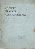 1908 A Nemzeti társaskör alapszabályai