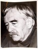 cca 1970-1980 Borsos Miklós szobrászművész portréja, 29x23 cm