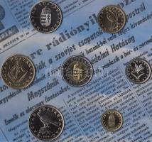 2006. 1Ft-100Ft "1956-os Forradalom" 7klf db dísztokos szettben T:BU Csak 5000db!