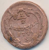 1774S 1/2Kr Cu T:3