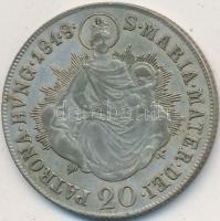 1848B 20Kr Ag "V. Ferdinánd" T:2-