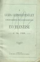 1906 Az Ujpest-Rákospalotai leányegyesület évi jelentése