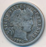 Amerikai Egyesült Államok 1914. Dime Ag "Barber" T:2
USA 1914. Dime "Barber" Ag ...