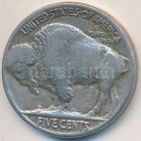 Amerikai Egyesült Államok 1937. 5c "Buffalo" T:2- USA 1937. 5 Cents "Buffalo" C:VF