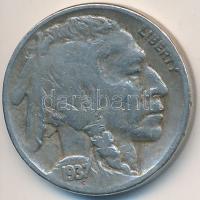 Amerikai Egyesült Államok 1937. 5c "Buffalo" T:2-
USA 1937. 5 Cents "Buffalo" C:...