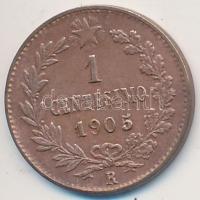 Olaszország 1905R 1c "III. Viktor Emanuel" T:2 Italy 1905R 1 Centesimo "Vittorio Emanuelle III" C:XF