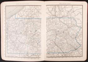 Rand Mc Nally & Co. zsebatlasz (gerinc hibás) / (spine cover damaged)