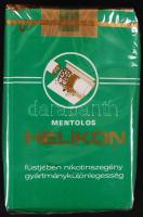 cca 1980 Bontatlan csomag mentolos Helikon cigaretta