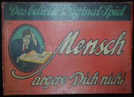 cca 1920 Társasjáték, 2 fajta játékkal, eredeti dobozban / Vintage board-game in original box