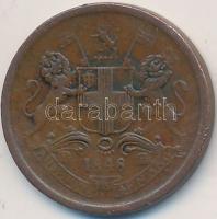 Brit-India 1848. 1/2A "Viktória" T:2-
British India 1848. 1/2 Anna "Victoria" C:...