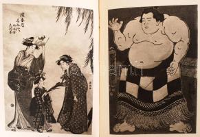 2 db könyv-Tóth Ervin: A japán fametszet. Bp., 1942, Officina. Félvászon kötés, jó állapotban; Selva...