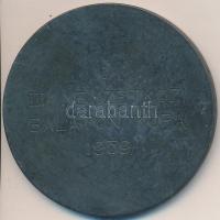 1959. "Balatoni Sportversenyek Emlékérme / I. III. Nemzetközi Balaton Kupa 1959" fém díjér...