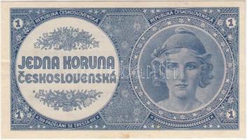 Csehszlovákia 1946. 1K T:I- Czechoslovakia 1946. 1 Koruna C:AU