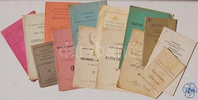 1890-1916 15 db érdekes nyomtatvány