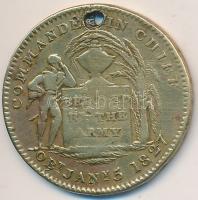 Nagy-Britannia 1827. "York és Albany hercege" Br háborús zseton T:3 ly.
Great Britain 1827...