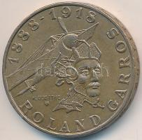 Franciaország 1988. 10Fr Br "Roland Garros" T:2
France 1988. 10 Francs Br "Roland Gar...