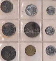 Olaszország 1970R 1L-1000L Ag 9db-os forgalmi sor eredeti bontatlan nejlontokban T:1
Italy 1970R 1 L...