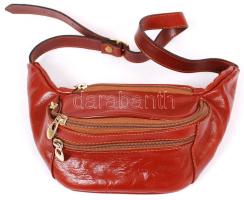 Barna bőr övtáska, jó állapotban