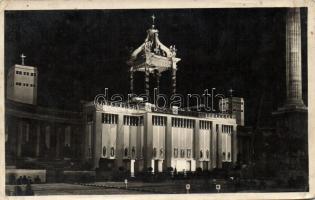 Budapest - 6 db régi városképes lap: XXXIV. Nemzetközi Eucharisztikus Kongresszus