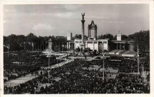 Budapest - 6 db régi városképes lap: XXXIV. Nemzetközi Eucharisztikus Kongresszus